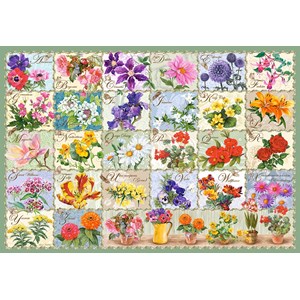 Castorland (C-104338) - "Vintage Floral" - 1000 pieces puzzle