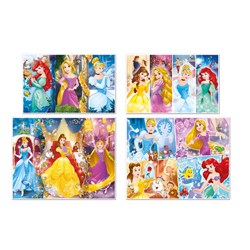 Clementoni (07721) - "Disney Princess" - 20 60 100 180 pieces puzzle