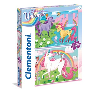 Clementoni (24754) - "I Believe in Unicorns" - 20 pieces puzzle