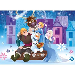Clementoni (25228) - "Olaf's Frozen Adventures" - 48 pieces puzzle