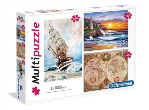 Clementoni (08108) - "Travel" - 1000 pieces puzzle