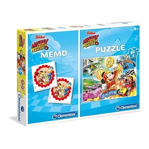 Clementoni (07917) - "Mickey + Memo" - 60 pieces puzzle