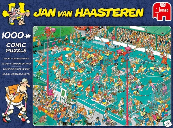 Jumbo (19094) - Jan van Haasteren: "Hockey Championships" - 1000 pieces puzzle