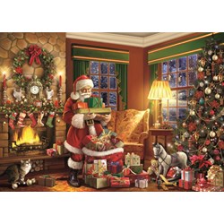 Jumbo (11182) - "Santa’s Christmas Helpers" - 1000 pieces puzzle