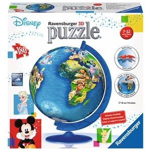 Ravensburger (12343) - "Disney Globe" - 180 pieces puzzle