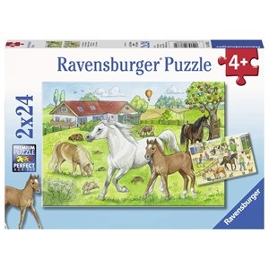 Ravensburger (07833) - "Horses" - 24 pieces puzzle