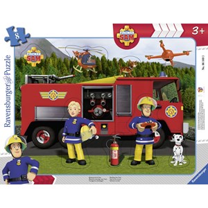 Ravensburger (06169) - "Fireman Sam" - 8 pieces puzzle