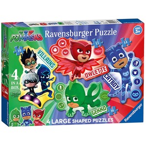 Ravensburger (06935) - "PJ Masks" - 10 12 14 16 pieces puzzle