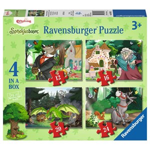 Ravensburger (06939) - "On the Way in the Fairytale Forest" - 12 16 20 24 pieces puzzle