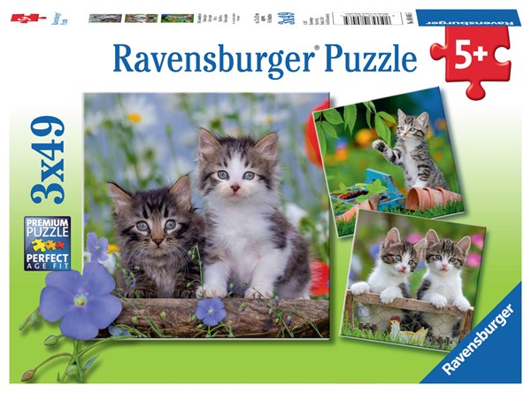 Ravensburger (08046) - "Kittens" - 49 pieces puzzle