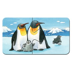 Ravensburger (06943) - "Cute Animal Families" - 2 pieces puzzle