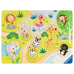 Ravensburger (03687) - "In the Zoo" - 8 pieces puzzle