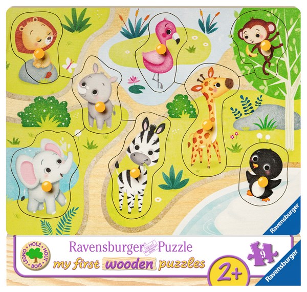 Ravensburger (03687) - "In the Zoo" - 8 pieces puzzle