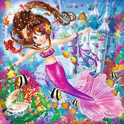 Ravensburger (08063) - "Mermaids" - 49 pieces puzzle