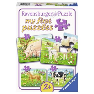Ravensburger (07077) - "My First Puzzles" - 2 4 6 8 pieces puzzle