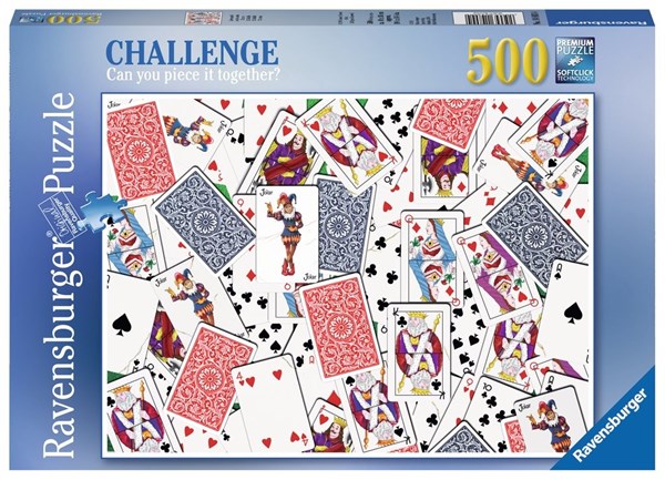 Ravensburger (14800) - "Cards" - 500 pieces puzzle