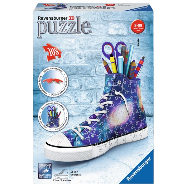 Ravensburger (11219) - "Sneaker, Galaxy Design" - 108 pieces puzzle