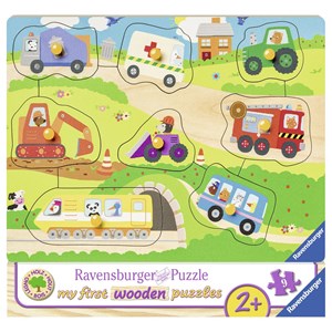 Ravensburger (03684) - "Favorite Vehicles" - 9 pieces puzzle