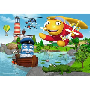 Ravensburger (07827) - "Helden der Stadt" - 24 pieces puzzle