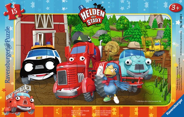 Ravensburger (06160) - "Helden der Stadt" - 15 pieces puzzle