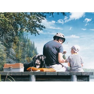 Ravensburger (13176) - "Fishing" - 300 pieces puzzle