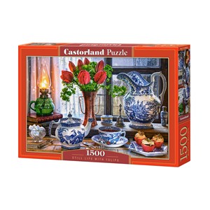 Castorland (C-151820) - "Still Life with Tulips" - 1500 pieces puzzle