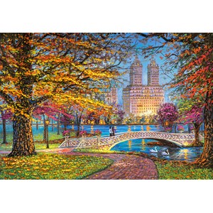 Castorland (C-151844) - "Autumn Stroll, Central Park" - 1500 pieces puzzle