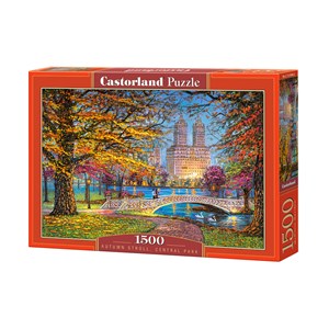 Castorland (C-151844) - "Autumn Stroll, Central Park" - 1500 pieces puzzle