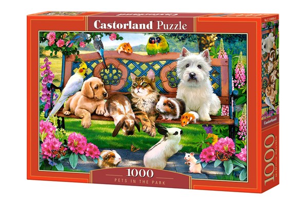 Castorland (C-104406) - "Pets in the Park" - 1000 pieces puzzle