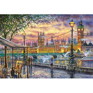 Castorland (C-104437) - "Inspirations of London" - 1000 pieces puzzle