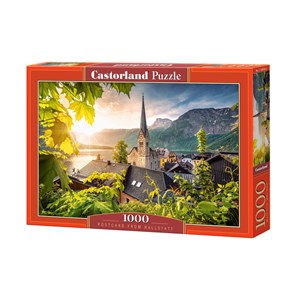 Castorland (C-104543) - "Postcard from Hallstatt" - 1000 pieces puzzle