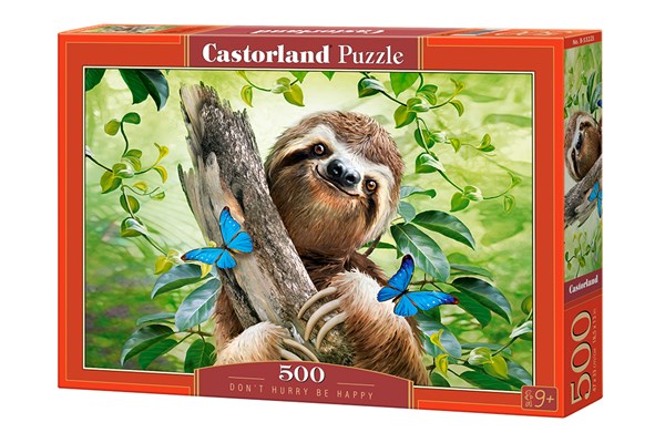 Castorland (B-53223) - "Don't Hurry Be Happy" - 500 pieces puzzle