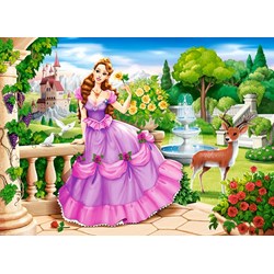 Castorland (B-111091) - "Princess in the Royal Garden" - 100 pieces puzzle
