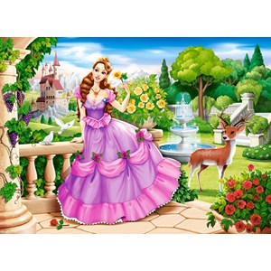 Castorland (B-111091) - "Princess in the Royal Garden" - 100 pieces puzzle