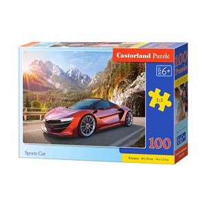 Castorland (B-111107) - "Sports Car" - 100 pieces puzzle