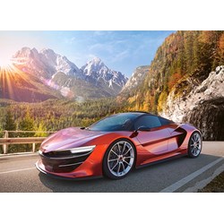 Castorland (B-111107) - "Sports Car" - 100 pieces puzzle