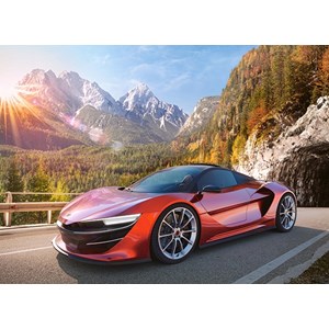 Castorland (B-111107) - "Sports Car" - 100 pieces puzzle