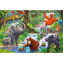 Castorland (B-040315) - "Jungle Animals" - 40 pieces puzzle