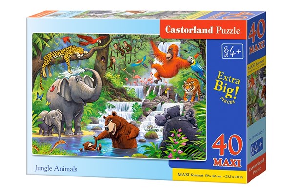 Castorland (B-040315) - "Jungle Animals" - 40 pieces puzzle