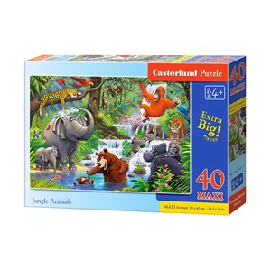 Castorland (B-040315) - "Jungle Animals" - 40 pieces puzzle