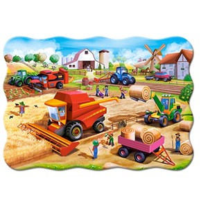 Castorland (C-02436) - "Work on the Farm" - 20 pieces puzzle