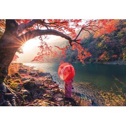 Educa (18455) - "Sunrise on the river Katsura, Japan" - 1000 pieces puzzle