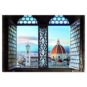 Educa (18460) - "Views of Florence, Italy" - 1000 pieces puzzle