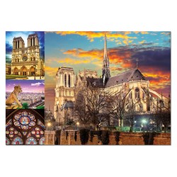 Educa (18456) - "Notre Dame Collage" - 1000 pieces puzzle