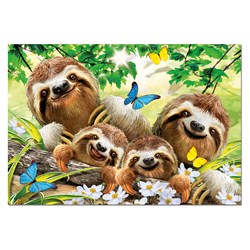 Educa (18450) - "Sloth Family Selfie" - 500 pieces puzzle