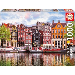 Educa (18458) - "Dancing house, Amsterdam" - 1000 pieces puzzle