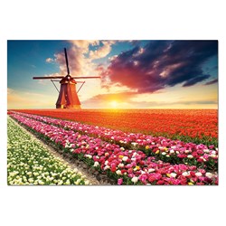 Educa (18465) - "Tulips Landscape" - 1500 pieces puzzle