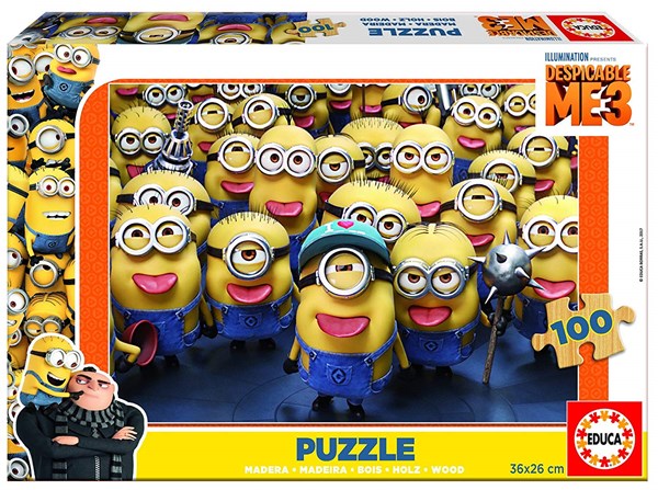 Educa (17233) - "Minions" - 100 pieces puzzle
