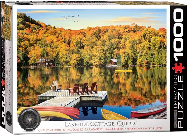 Eurographics (6000-5427) - "Lakeside Cottage, Quebec" - 1000 pieces puzzle