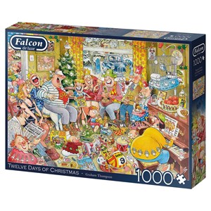 Falcon (11279) - Graham Thompson: "Twelve Days of Christmas" - 1000 pieces puzzle